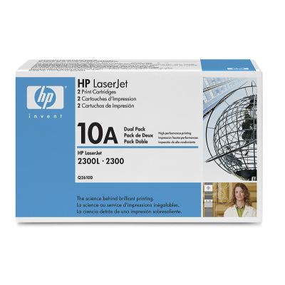 HP 10A (Q2610D) CARTUS TONER NEGRU-2pack HP 10A (Q2610D) CARTUS TONER NEGRU-2pack