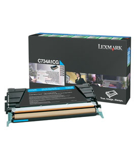 LEXMARK-C734A1CG-CARTUS-TONER-CYAN