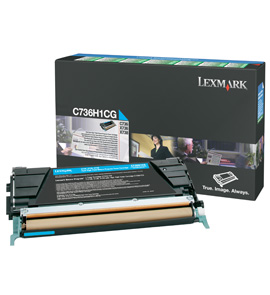 LEXMARK-C736H1CG-CARTUS-TONER-CYAN