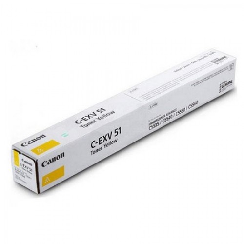 CANON-C-EXV51Y-CARTUS-TONER-YELLOW