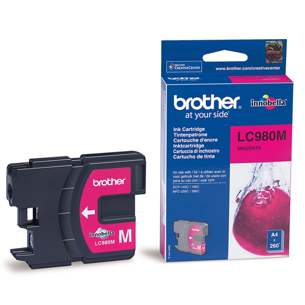BROTHER-LC980M-CARTUS-COLOR-MAGENTA
