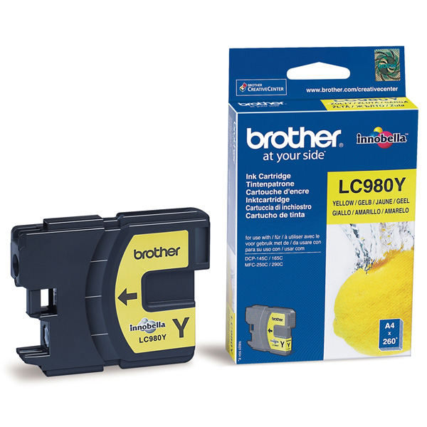 BROTHER-LC980Y-CARTUS-COLOR-YELLOW