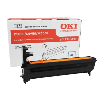 OKI-43870023-Imaging-Drum-Unit-CYAN