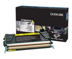 LEXMARK-X746--X746A2YG--CARTUS-TONER-YELLOW