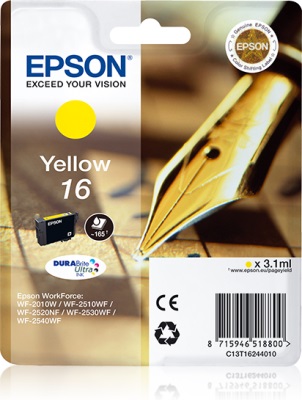 EPSON-16--C13T16244012--CARTUS-YELLOW