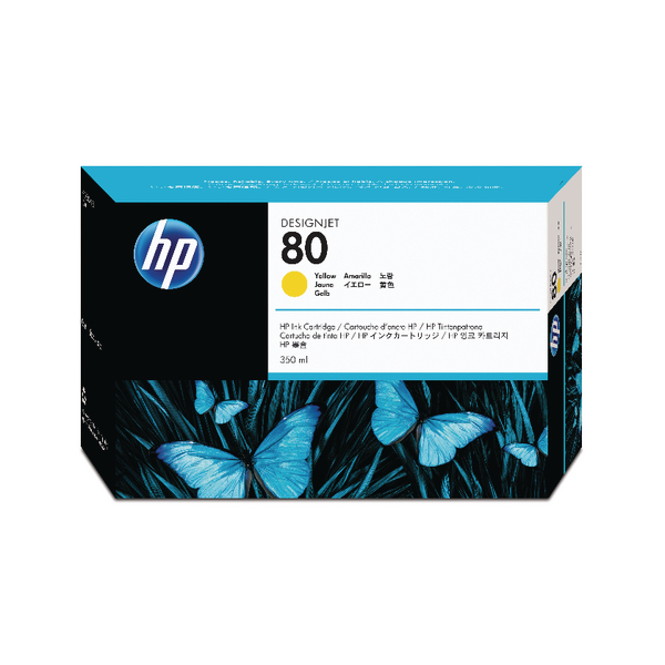 HP-80--C4848A--CARTUS-COLOR-YELLOW