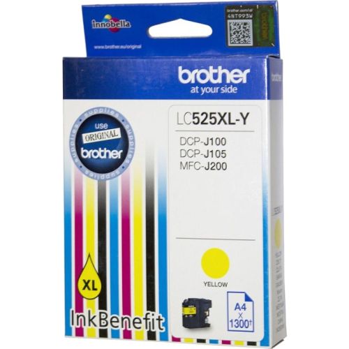 BROTHER-LC525XLY-CARTUS-YELLOW