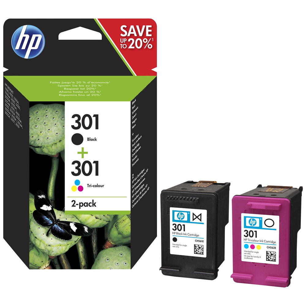 HP 301 (N9J72AE) Combo pack