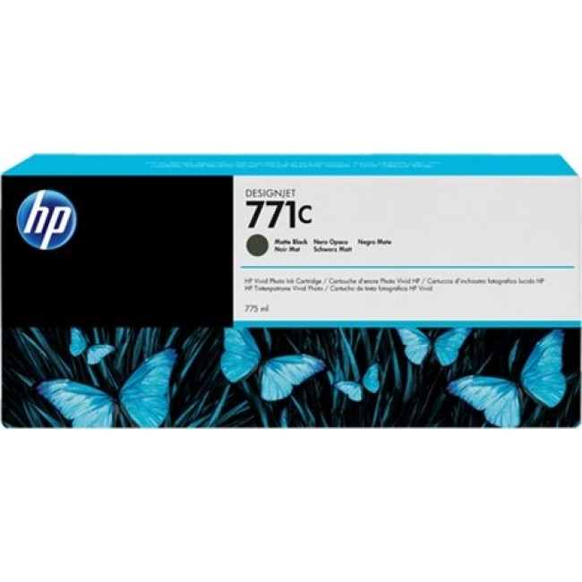 HP-771C--B6Y07A--CARTUS-BLACK-MAT