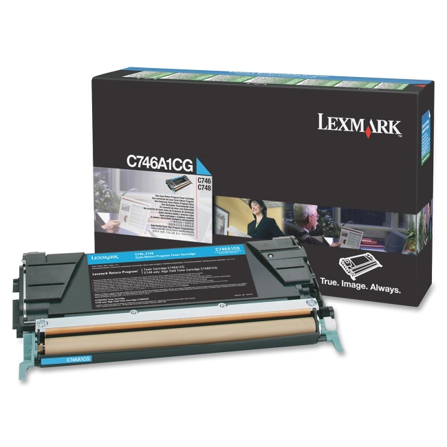 LEXMARK-C746A1CG-CARTUS-TONER-CYAN